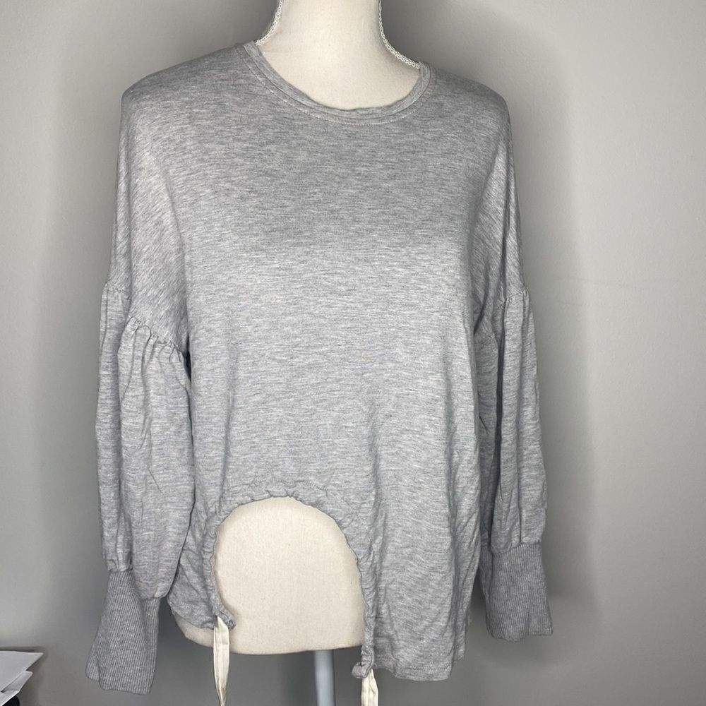 Women’s Zara Small Grey Longsleeve Lounge Tee